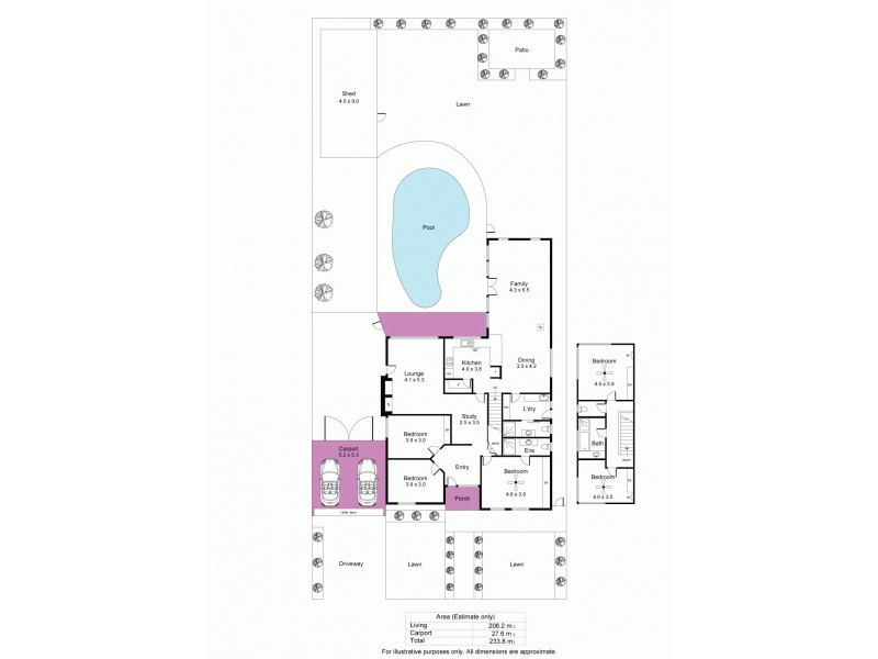 1 Seymour Grove, Brighton SA 5048 Floorplan