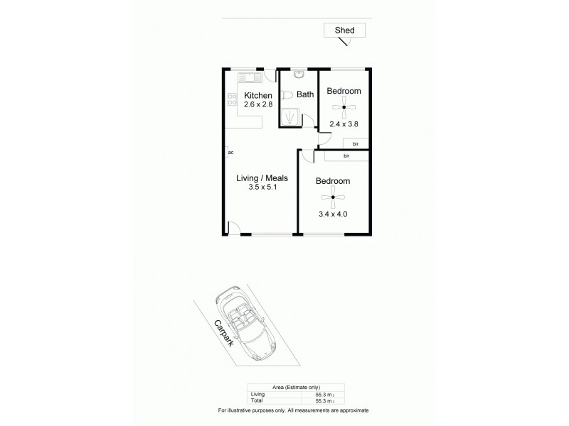 8/23 Creslin Terrace, Camden Park SA 5038 Floorplan
