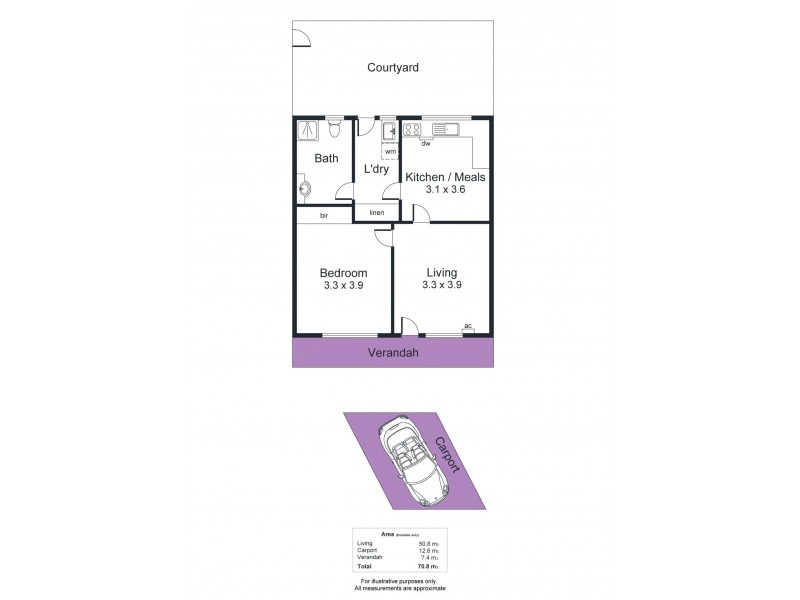 4/36 Warwick Avenue, Kurralta Park SA 5037 Floorplan