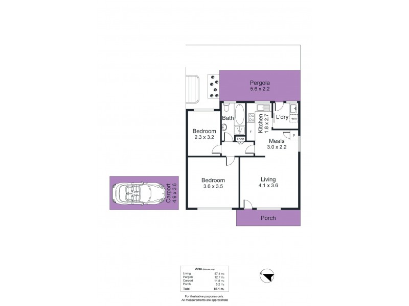 4/63 Dudley Avenue, Daw Park SA 5041 Floorplan