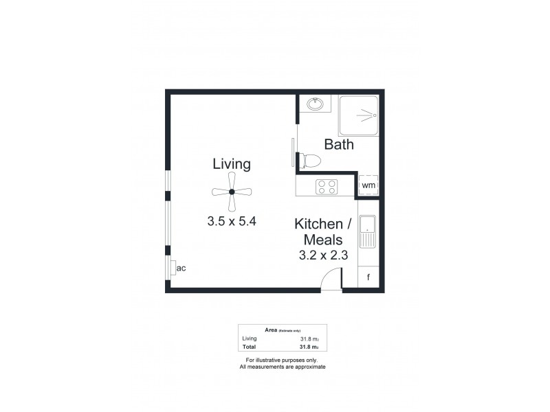 61/274 South Terrace, Adelaide SA 5000 Floorplan