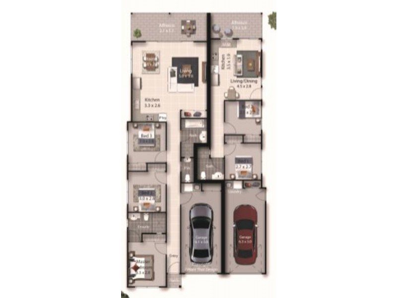 285 Coral Street, Pimpama QLD 4209 Floorplan