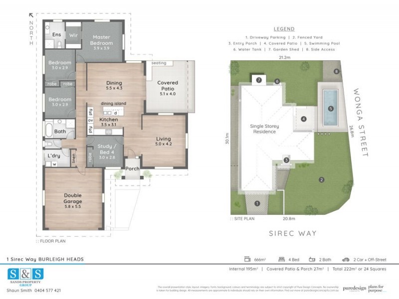 1 Sirec Way, Burleigh Heads QLD 4220 Floorplan