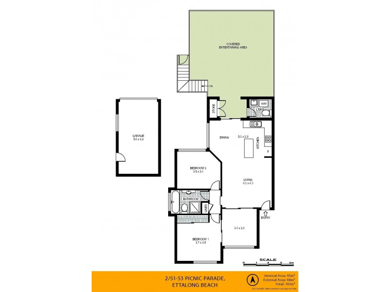 2/53 Picnic Parade, Ettalong Beach NSW 2257 Floorplan