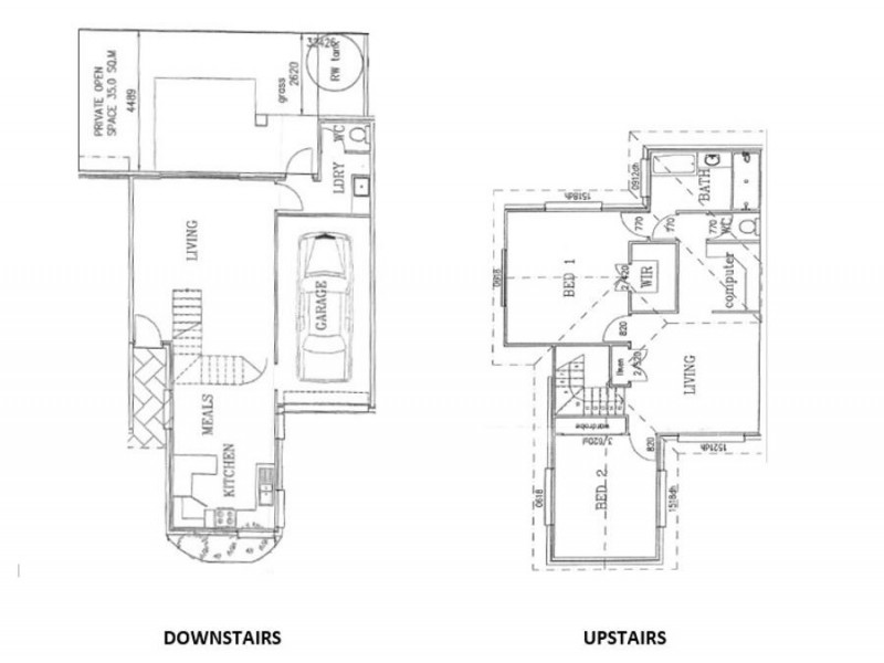 2/353 Greenwattle Street, Wilsonton QLD 4350 Floorplan