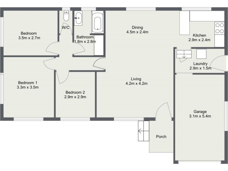 4 Cabarita Crescent, Glenvale QLD 4350 Floorplan