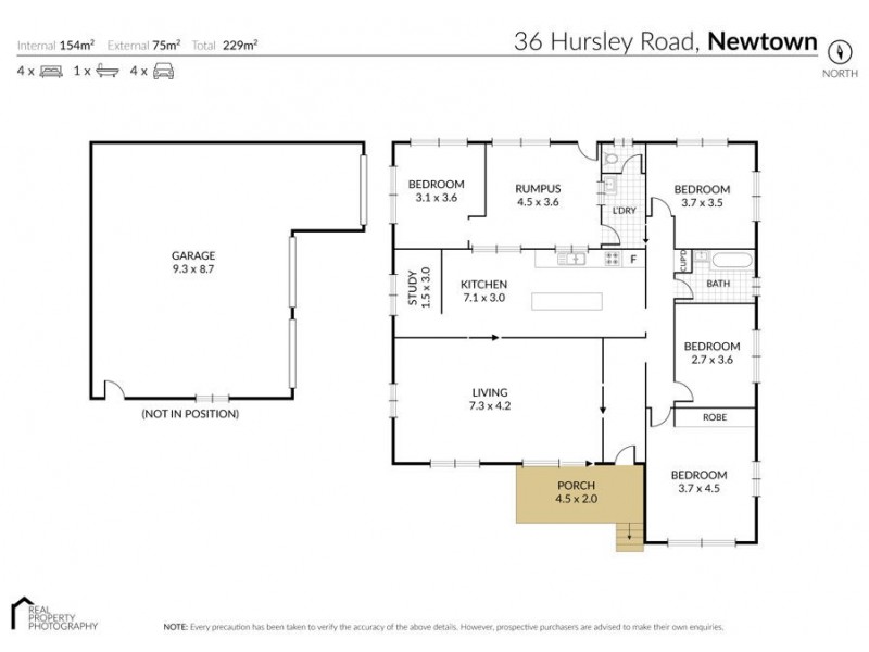 36 Hursley Road, Newtown QLD 4350 Floorplan