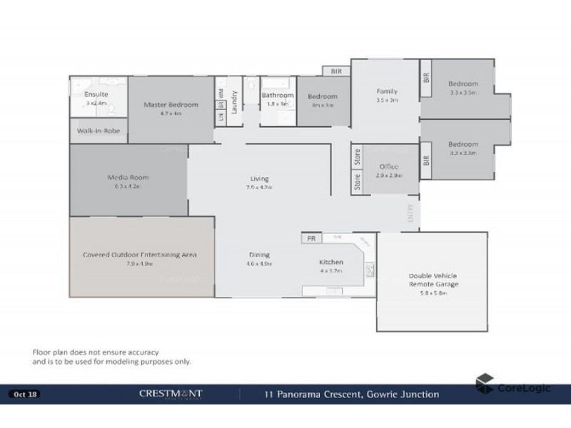 11 Panorama Crescent, Gowrie Junction QLD 4352 Floorplan