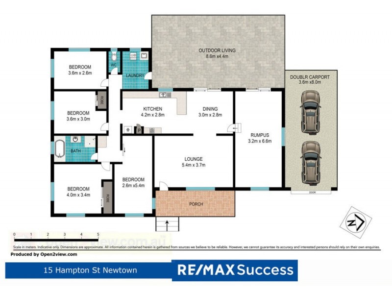 15 Hampton Street, Newtown QLD 4350 Floorplan