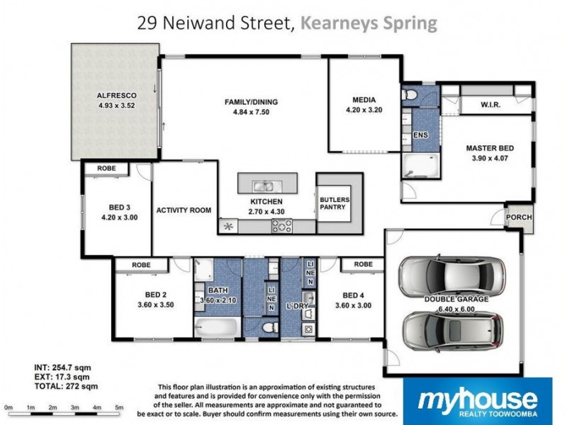 29 Neiwand Street, Kearneys Spring QLD 4350 Floorplan