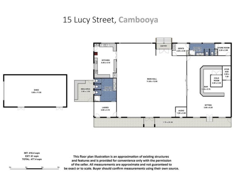 15 Lucy Street, Cambooya QLD 4358 Floorplan