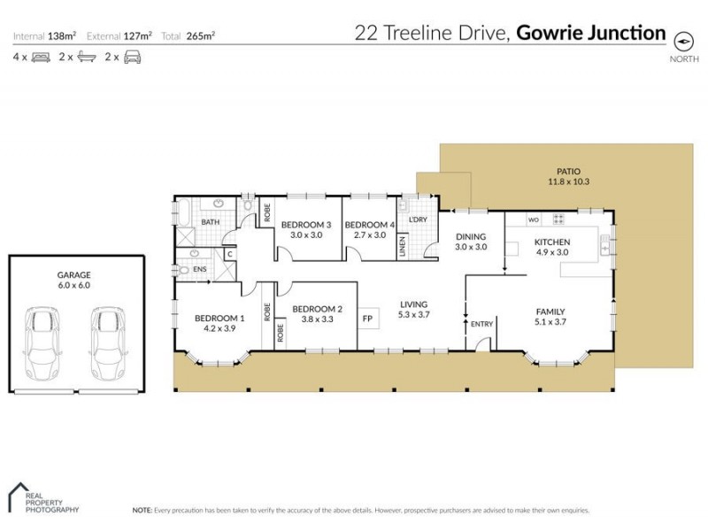 22 Treeline Drive, Gowrie Junction QLD 4352 Floorplan