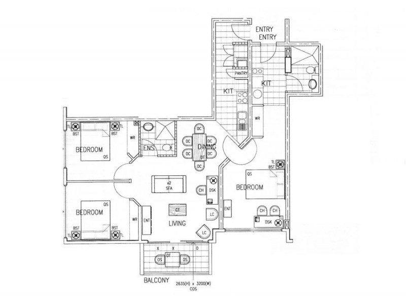 411/532-544 Ruthven Street, Toowoomba City QLD 4350 Floorplan
