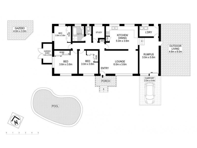 8 Richmond Drive, Wilsonton QLD 4350 Floorplan