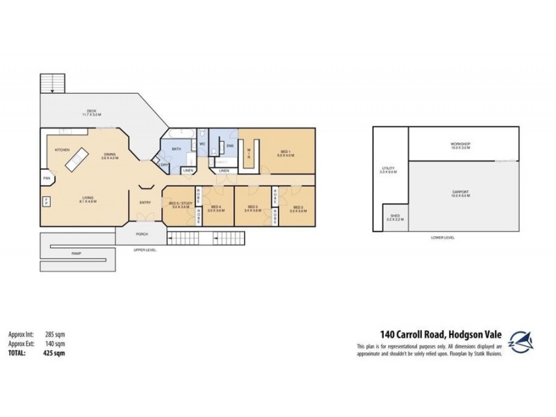 140 Carroll Road, Hodgson Vale QLD 4352 Floorplan