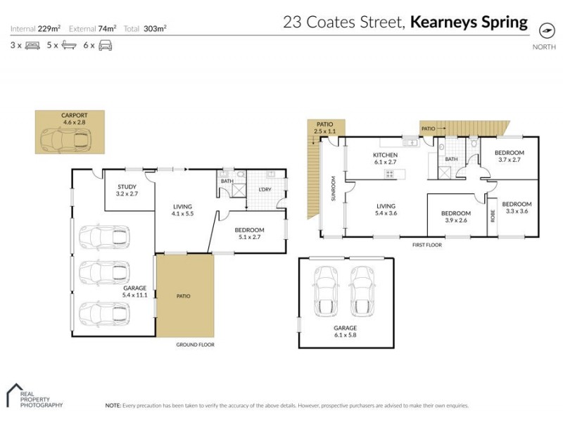 23 Coates Street, Kearneys Spring QLD 4350 Floorplan