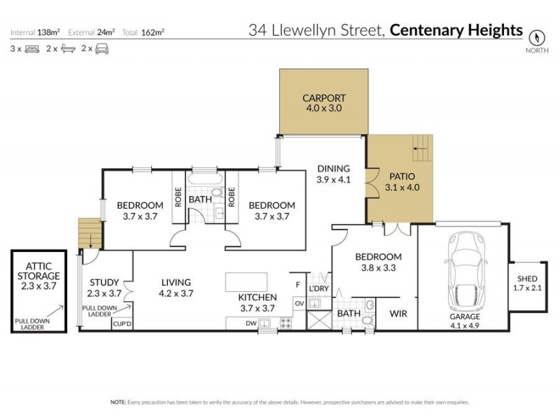 34 Llewellyn Street, Centenary Heights QLD 4350