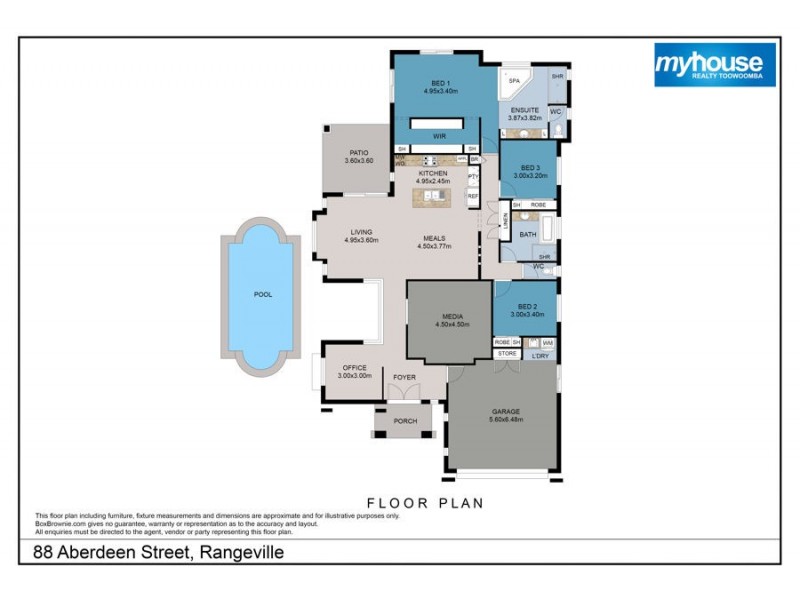 88 Aberdeen Street, Rangeville QLD 4350 Floorplan