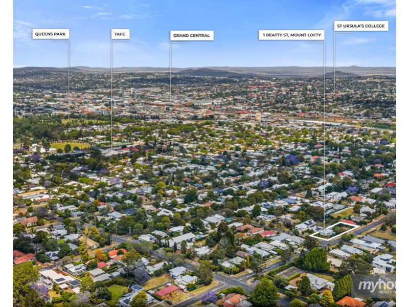 1 Beatty Street, Mount Lofty QLD 4350