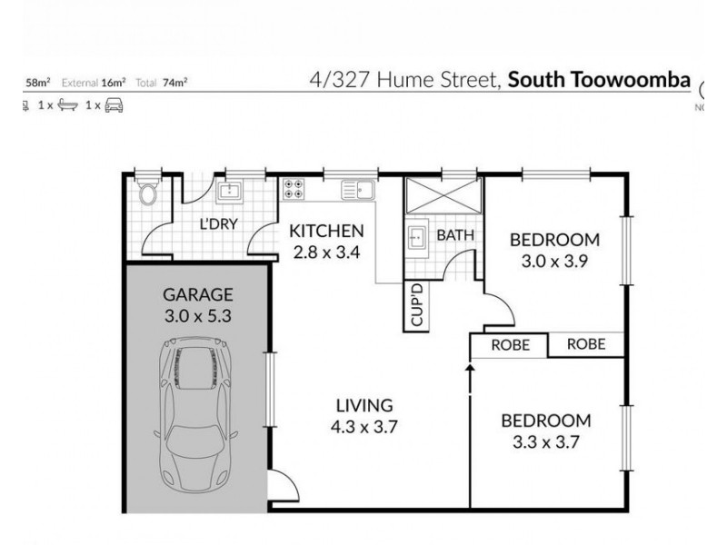 4/327 Hume Street, South Toowoomba QLD 4350