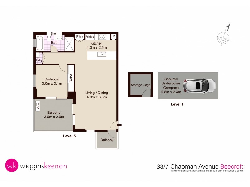 33/7 Chapman Avenue, Beecroft NSW 2119 Floorplan