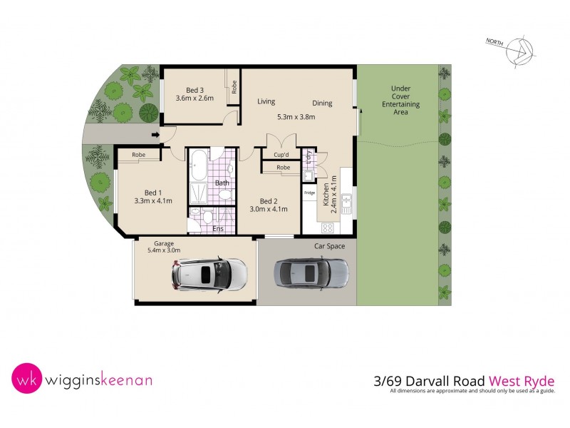 3/69a Darvall Road, West Ryde NSW 2114 Floorplan
