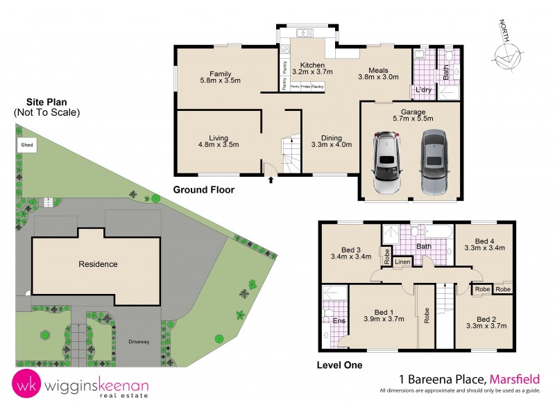 1 Bareena Place, Marsfield NSW 2122 Floorplan