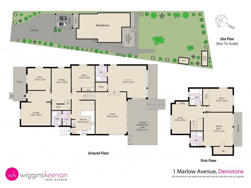 1 Marlow Avenue, Denistone NSW 2114 Floorplan