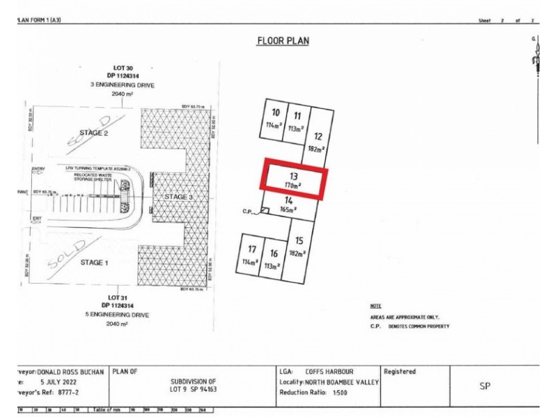 Unit 9 (lot 13) 3-5 Engineering Drive, North Boambee Valley NSW 2450