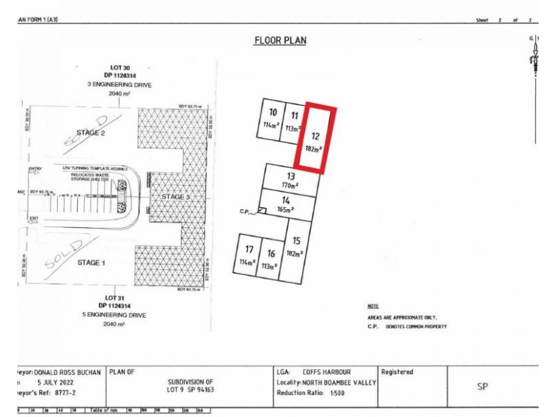 Unit 10 (lot 12) 3-5 Engineering Drive, North Boambee Valley NSW 2450