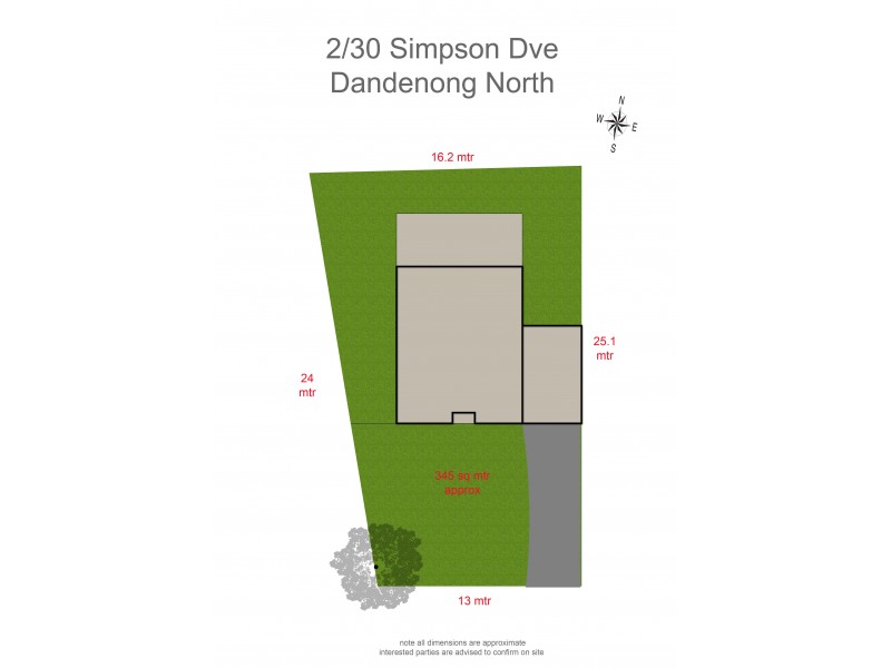 2/30 Simpson Drive, Dandenong North VIC 3175 Floorplan