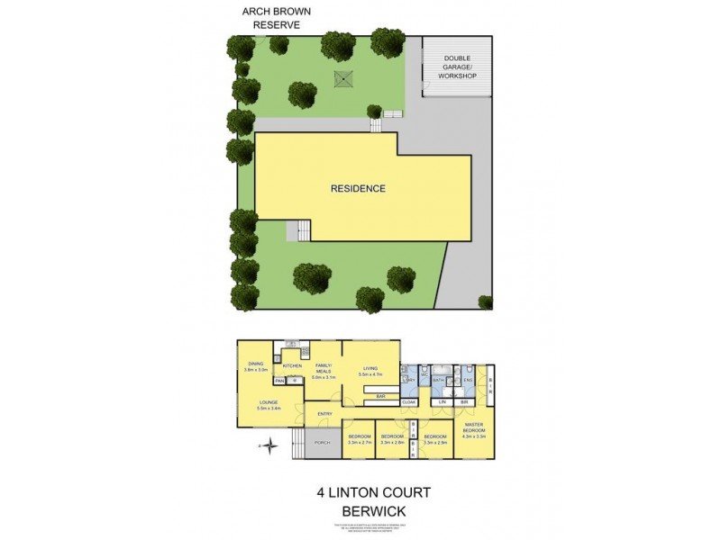 4 Linton Court, Berwick VIC 3806 Floorplan