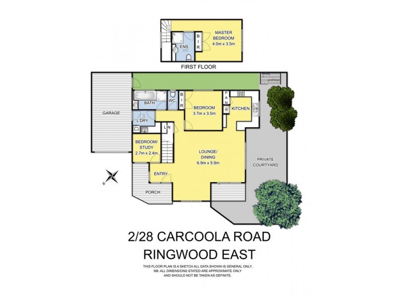 2/28 Carcoola Road, Ringwood East VIC 3135 Floorplan