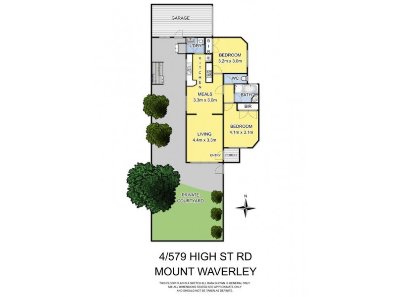 Unit 4/579 High Street Road, Mount Waverley VIC 3149 Floorplan