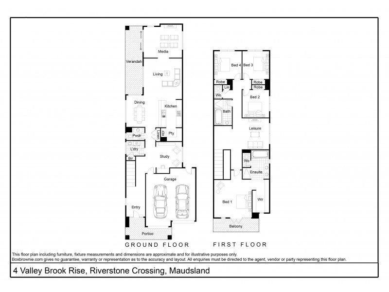 4 Valley Brook Rise, Maudsland QLD 4210 Floorplan