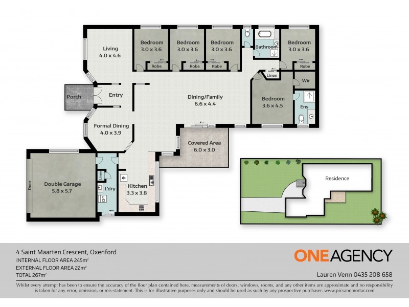 4 Saint Maarten Crescent, Oxenford QLD 4210 Floorplan