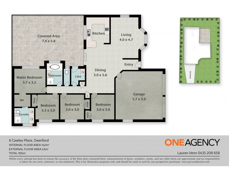 6 Cawley Place, Oxenford QLD 4210 Floorplan