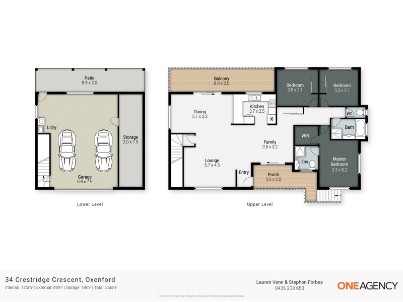 34 Crestridge Crescent, Oxenford QLD 4210 Floorplan