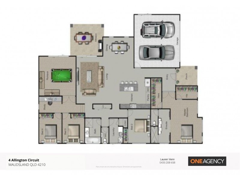 4 Allington Circuit, Maudsland QLD 4210 Floorplan