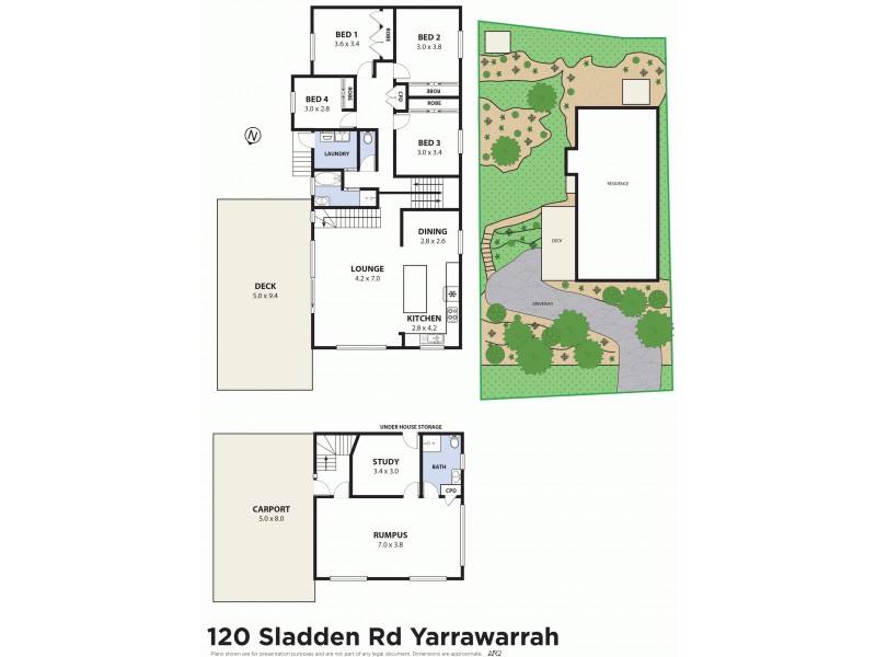 120 Sladden Road, Yarrawarrah NSW 2233 Floorplan