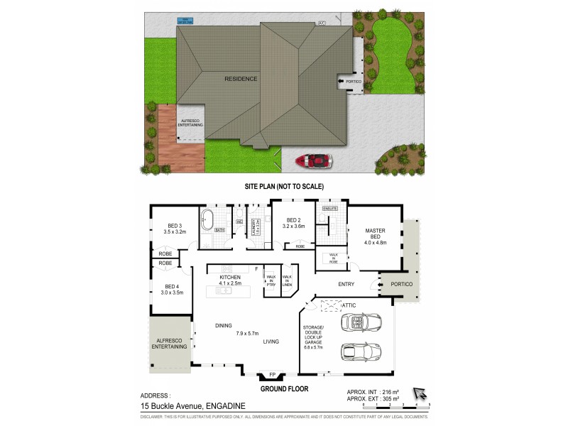 15 Buckle Avenue, Engadine NSW 2233 Floorplan