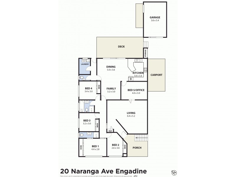 20 Naranga Avenue, Engadine NSW 2233 Floorplan