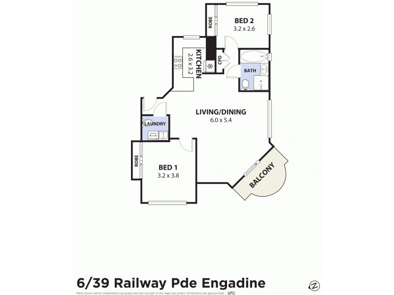6/39-41 Railway Parade, Engadine NSW 2233 Floorplan