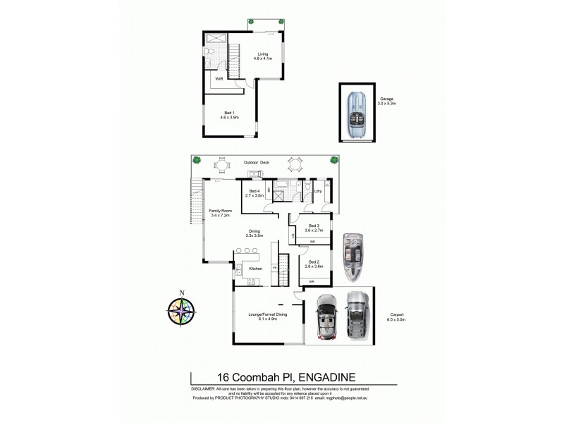 16 Coombah Place, Engadine NSW 2233 Floorplan