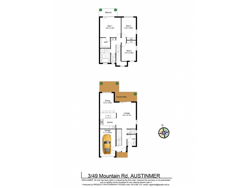 3/49 Mountain Road, Austinmer NSW 2515 Floorplan