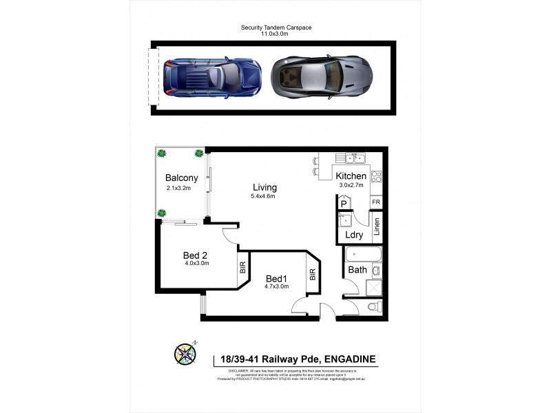 18/39-41 Railway Parade, Engadine NSW 2233 Floorplan