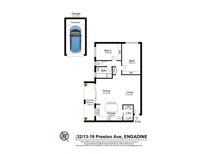 32/13-19 Preston Avenue, Engadine NSW 2233 Floorplan