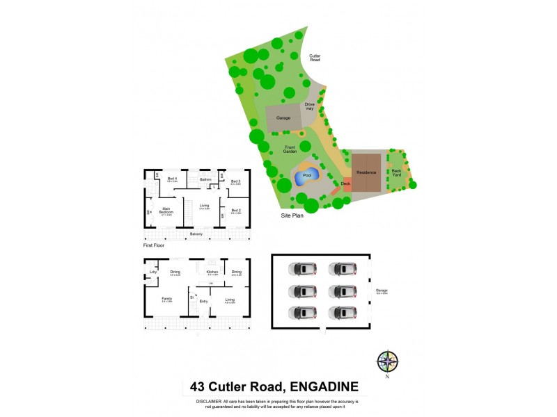 43 Cutler Road, Engadine NSW 2233 Floorplan