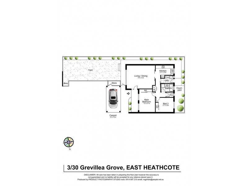 3/30 Grevillea Grove, Heathcote NSW 2233 Floorplan