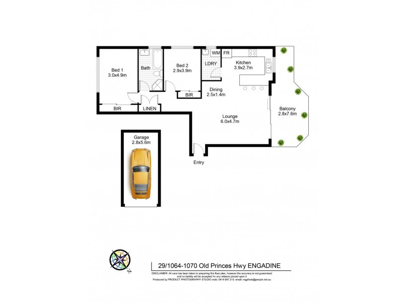 29/1064 – 1070 Old Princes Highway, Engadine NSW 2233 Floorplan